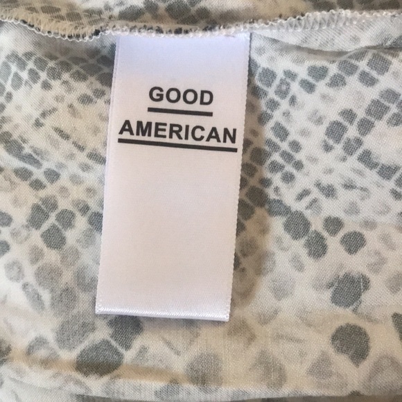 Good American | Purely Python Print Wide Leg Pants Size 3 - Picture 7 of 8